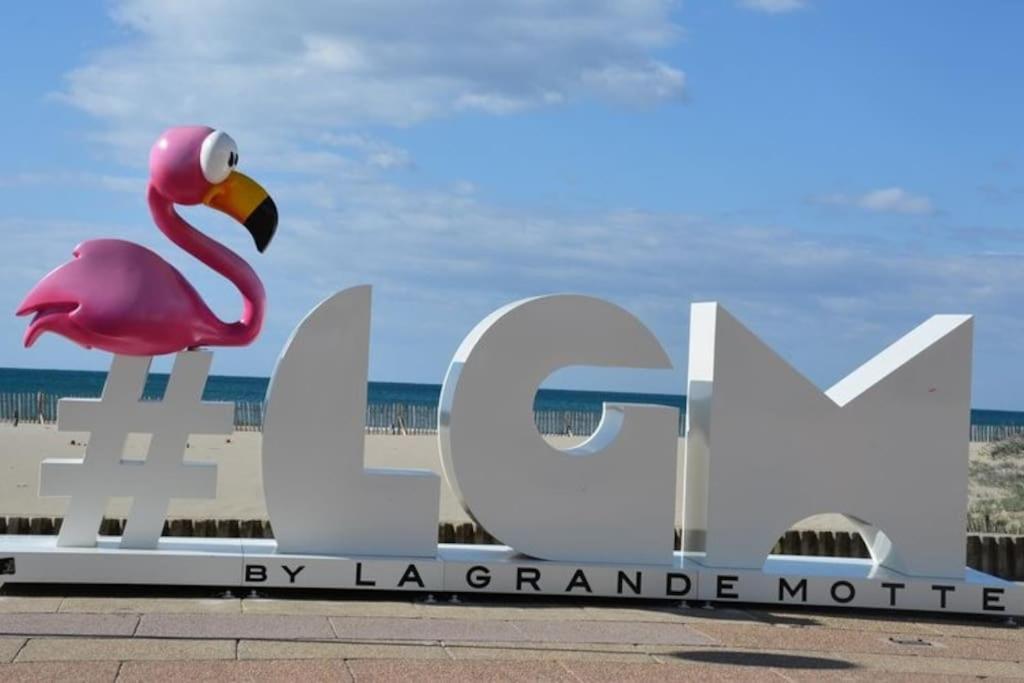 Superbe Studio Au Calme A 8Mn De La Plage 라그랑모트 외부 사진